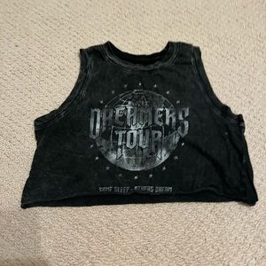 Dreamers tour cropped tee